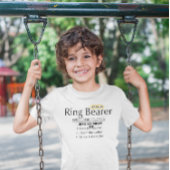 Ring Bearer Wedding Duties T-shirt