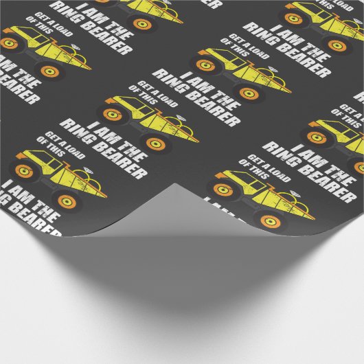 Ring Bearer Wedding Gift Cadeaupapier (Hoek)