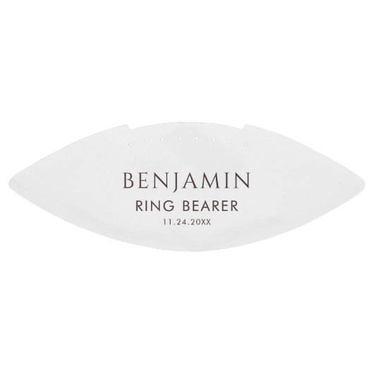 Ring Bearer Wedding Keepomwille American Football (Paneel)