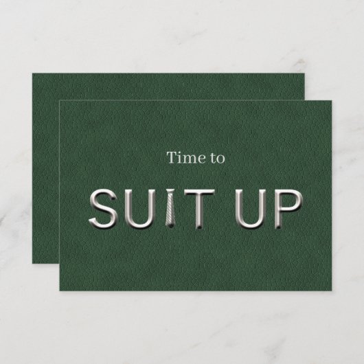 Ring Bearer Wedding proposal Kaart (Voorkant / Achterkant)