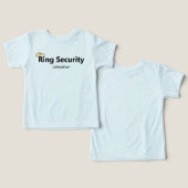 Ring Beveiliging Gouden Trouwringen Naam Ringdrage (Ontwerp Voorkant & Achterkant)