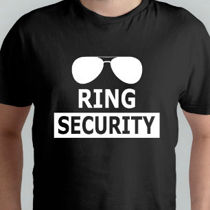 Ring Beveiliging Ring Bearer Gepersonaliseerd T-shirt