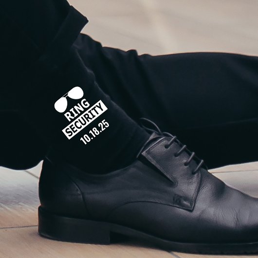 Ring Beveiliging Ring Drager Voorstel Gepersonalis Sokken