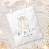 Ring Boog Haar trouwdag komt eraan Bruidsfeest Bedankzakje (Geknipt)