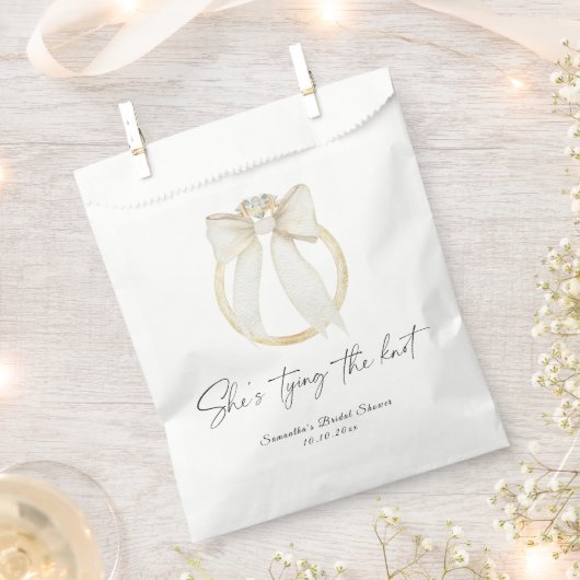Ring Boog Haar trouwdag komt eraan Bruidsfeest Bedankzakje (Geknipt)