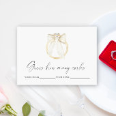 Ring bow How many corks bridal game Informatiekaartje