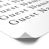 Ring Bow Trouwstoel grafiek Poster (Hoek)