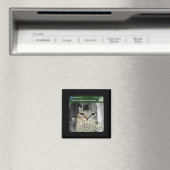 Ring Cat With Motion Meme  Magneet (Insitu (Vaatwasser))