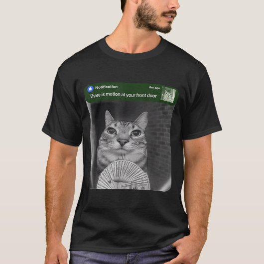 Ring Cat With Motion Meme  T-shirt (Voorkant)