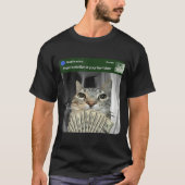 Ring Cat With Motion Meme T-shirt (Voorkant)