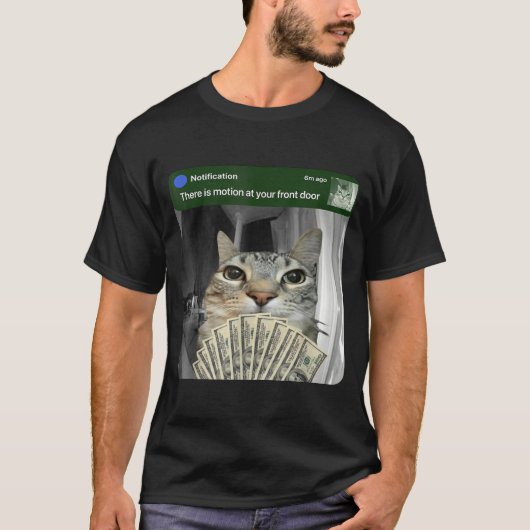 Ring Cat With Motion Meme  T-shirt (Voorkant)