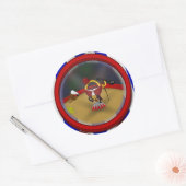 Ring Circus - Ringmaster Ronde Sticker (Envelop)