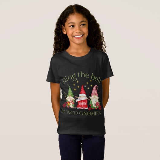 Ring de Bell Bunco Gnomies Bunco Kerstmis Gnomes T-shirt (Voorkant volledig)