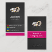 Ring Design Jeweler Jeweler Jewelry Jewelry Visitekaartje (Voorkant / Achterkant)