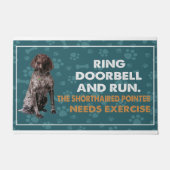 Ring deurbel en voer de kortharige wijzerbehoefte  deurmat (Voorkant)