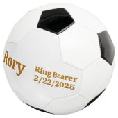 Ring Drager Gift, gepersonaliseerd Voetbal (Drie kwart)