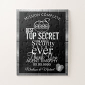 Ring Drager Security Agent Bedankt Puzzel (Verticaal)