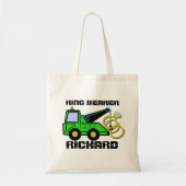 Ring Drager Sleepwagen Groen Tote Bag (Voorkant)