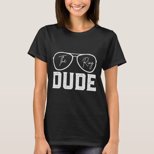 Ring Drager Trouwfeest Ring Security Dude Marri T-shirt (Voorkant)