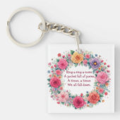 "Ring een Ring O Rozen" mooi Sleutelhanger (Voorkant)