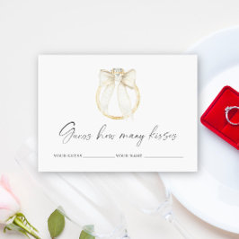 ring en boog Hoeveel kussen bruidsspel Informatiekaartje