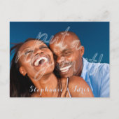 Ring erop in de "Engagement Party" Uitnodiging Briefkaart (Voorkant)