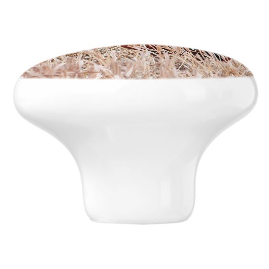 Ring-hals fazant aangepaste keramische knop (Zijkant)