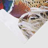 Ring-hals fazant foto geschenk weefsel papier (Detail)