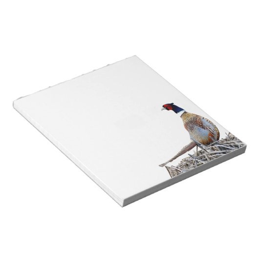 Ring-hals fazant foto notitieblok (Schuin)
