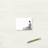 Ring-hals fazant foto notities post-it® notes (Op bureau)