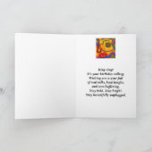 "Ring! Het is jouw dag, meisjes gelukkige verjaard Kaart (Binnen)