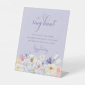 Ring Hunt Bruidsbord Reclamebord Met Voetstuk (Voorkant)