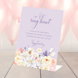 Ring Hunt Bruidsbord Reclamebord Met Voetstuk