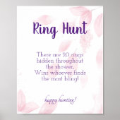 Ring Hunt Bruidsshowerspel Bord Poster (Voorkant)