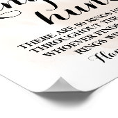 Ring Hunt Eucalyptus Herfst Bruidsmeisje Borrelspe Poster (Hoek)