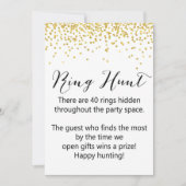 Ring Hunt Game 5x7"-teken Kaart (Voorkant)
