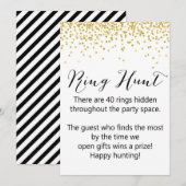 Ring Hunt Game 5x7"-teken Kaart (Voorkant / Achterkant)