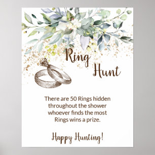 Ring Hunt Game Vrijgezellenfeest Herbal Weddenscha Poster