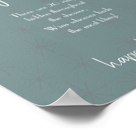 Ring Hunt: Het perfecte spel voor Bruidsjonkvrouwe Poster (Hoek)