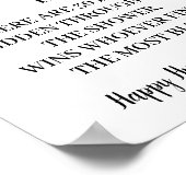 Ring Hunt Lemons & Rozen Vrijgezellenfeest Game Si Poster (Hoek)