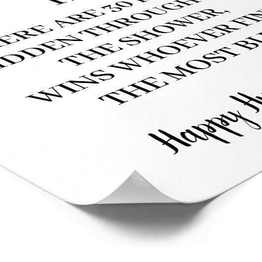 Ring Hunt Marsala Bruiloft Feestspel Bord Poster (Hoek)