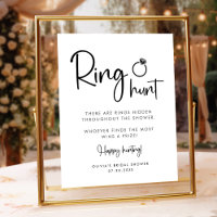 Ring Hunt minimalistisch modern scriptteken
