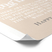 Ring Hunt Spel Disco Ball Vrijgezellenfeest Poster (Hoek)