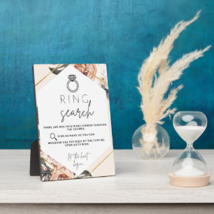 Ring Hunt Vrijgezellenfeest Game Plaque Fotoplaat