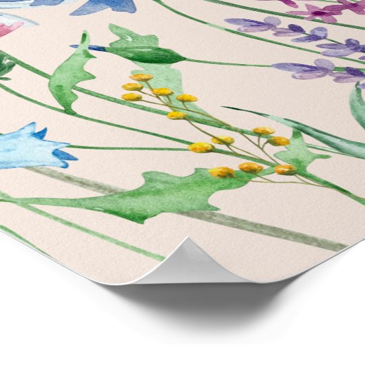 Ring Hunt Wildflower Charm Vrijgezellenfeest Poster (Hoek)