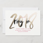 Ring in 2018 Uitnodiging nieuwjaarspartij (Voorkant)