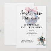 Ring in 2026 New Year's Eve Watercolor Party Kaart (Voorkant / Achterkant)