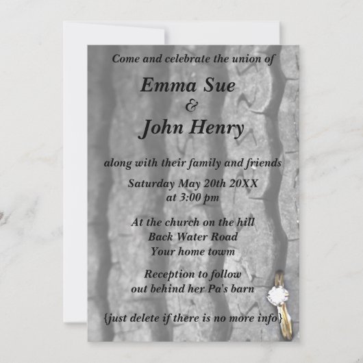 Ring in bandlas kaart (Voorkant)