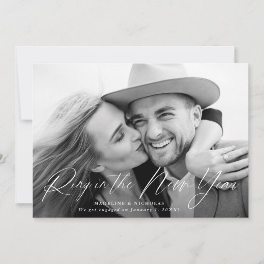 Ring in de aankondiging van het Verloving van de F (Voorkant)