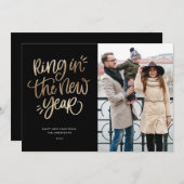 Ring in de Kaart van de Foto van de Vakantie van (Voorkant / Achterkant)